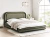 Wasserbett Kunstleinen LAVARDENS 160 x 200 cm Grün