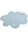 Kinderteppich HODKA  Hellblau 80 x 120 cm Baumwolle mit Kissen