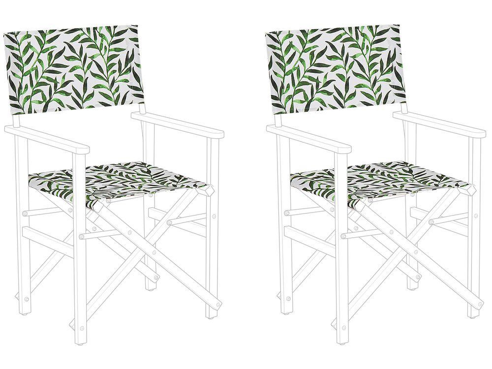 Ersatzstoff für Gartenstühle 2er Set CINE Weiß
