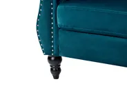 Sofa 3 Seater SKIEN Velvet Teal_1050384