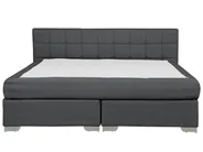 Boxspringbett Stoff ADMIRAL 180 x 200 cm Dunkelgrau_679050