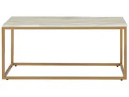 Couchtisch DELANO Marmor Optik / Gold_705789