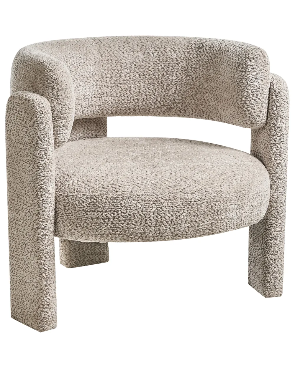 Sessel BUREA Chenillegewebe Hellbeige_1010424