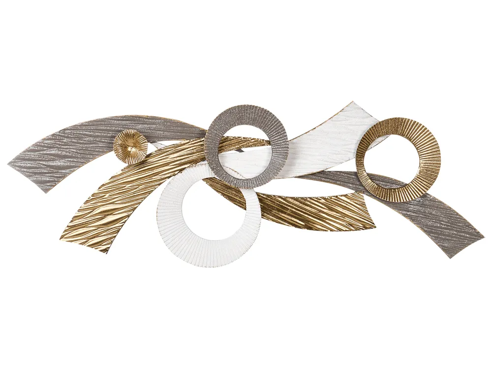 Wandobjekt TIMAHOE Metall 31 cm Gold