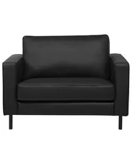 Sessel SAVALEN Echtleder Schwarz_723719