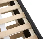 Ausziehbett Samtstoff CHAVONNE 90 x 200 cm Schwarz_1069398
