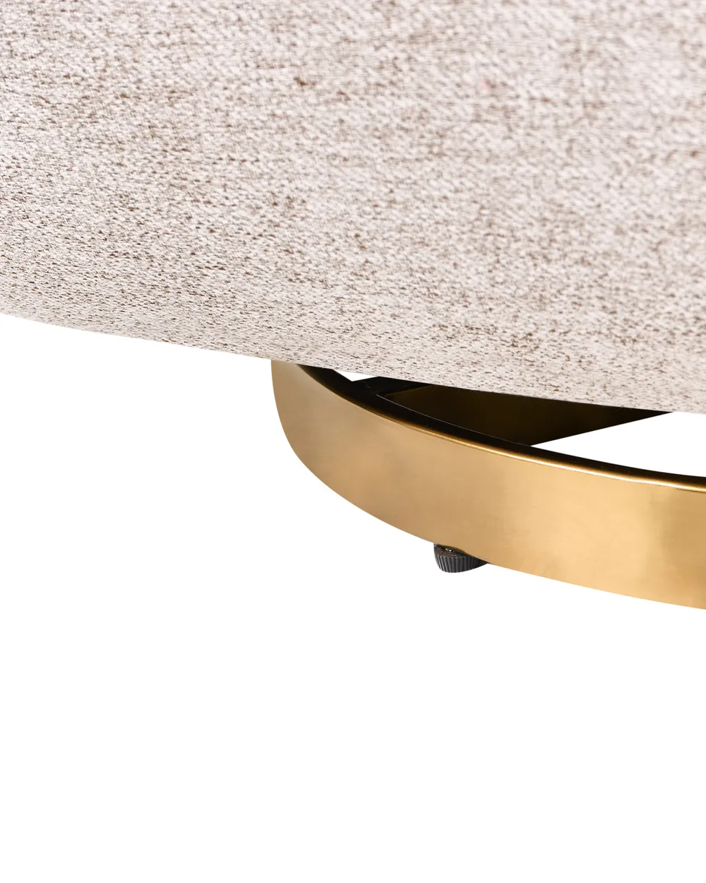 Swivel Armchair MUREN Fabric Beige_1072936