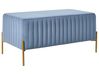 Banc rembourré UTAH Velours Bleu
