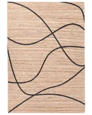 Teppich GHOTA Beige 160 x 230 cm Jute_1040381