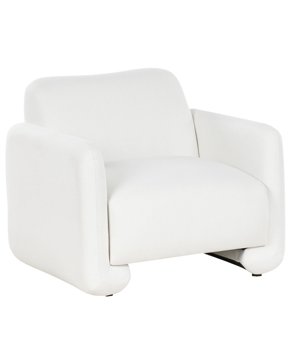 Fauteuil SALAND Stof Wit