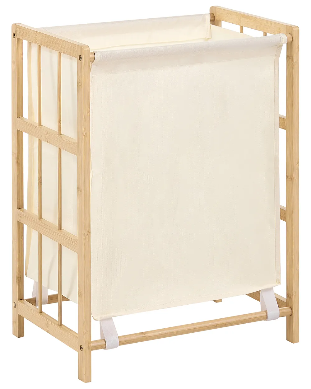 Laundry Basket MERIN Bamboo Light Brown 45 L_1144436
