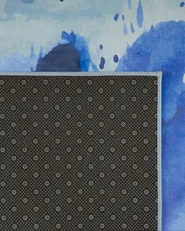 Rug ODALAR Blue 160 x 230 cm_755394