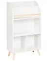 Bücherregal mit 3 Ebenen LILOET 102 cm Weiß