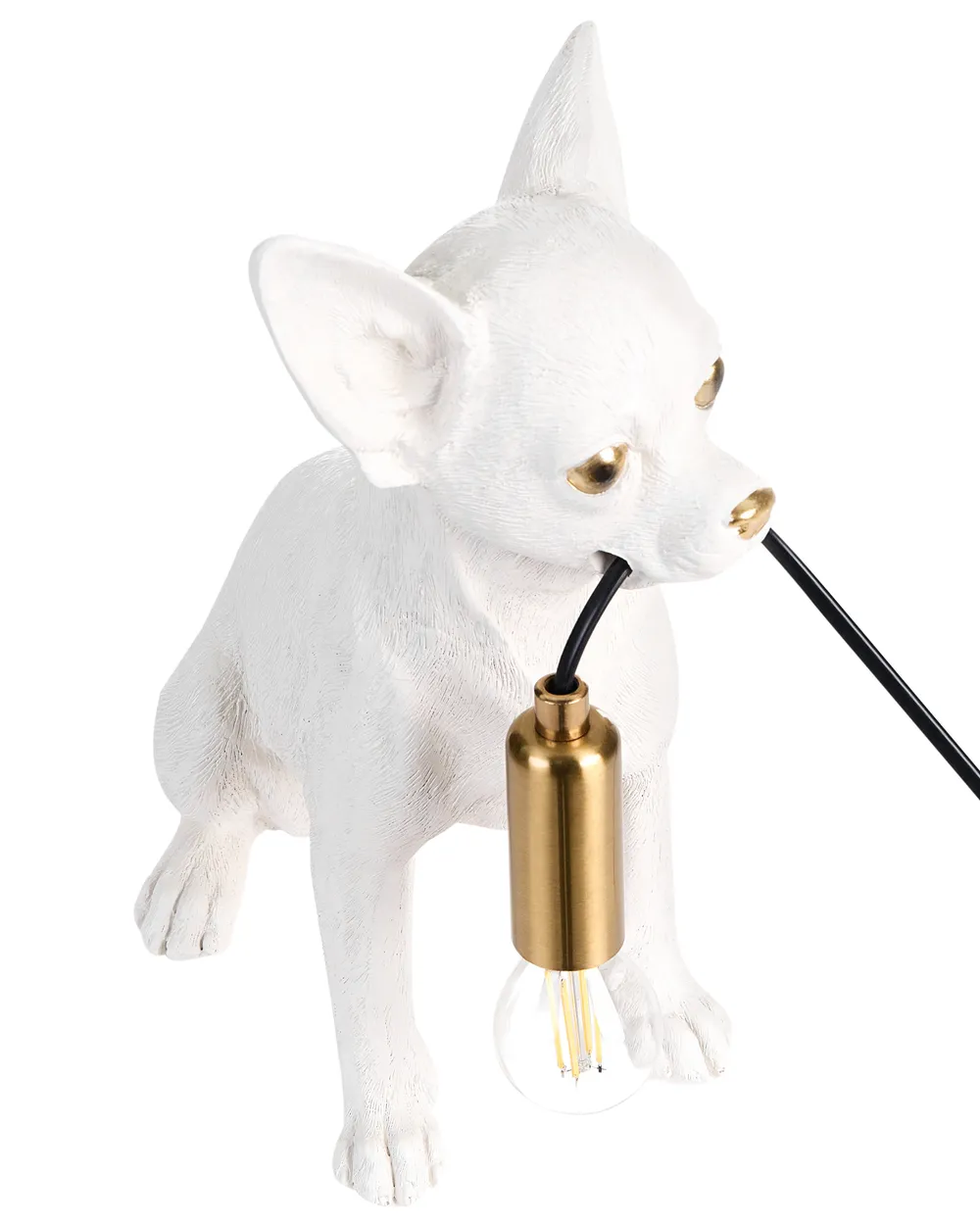 Tischlampe Hund ROCCO Weiß_1066506