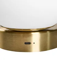 LED Wandlampe TEIFI mit Dimmer Glas Weiß_1102679