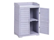 Pflanztisch TEREVILLE 67 cm 100 cm Tannenholz Grau_1041663