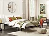 Bett mit Lattenrost Metall VAURS 140 x 200 cm Schwarz