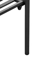 Blumentopf mit Beinen VINCA 70 cm Metall Schwarz_942289