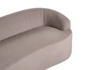 Sofa AMAL mit Ottomane Stoff Taupe_1143371