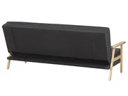 Schlafsofa 3-Sitzer TJORN Stoff Dunkelgrau_813488