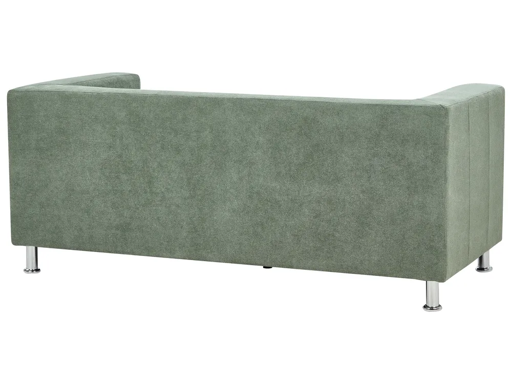 Sofa 3-Sitzer FLORO Chenillegewebe Hellgrün_916621