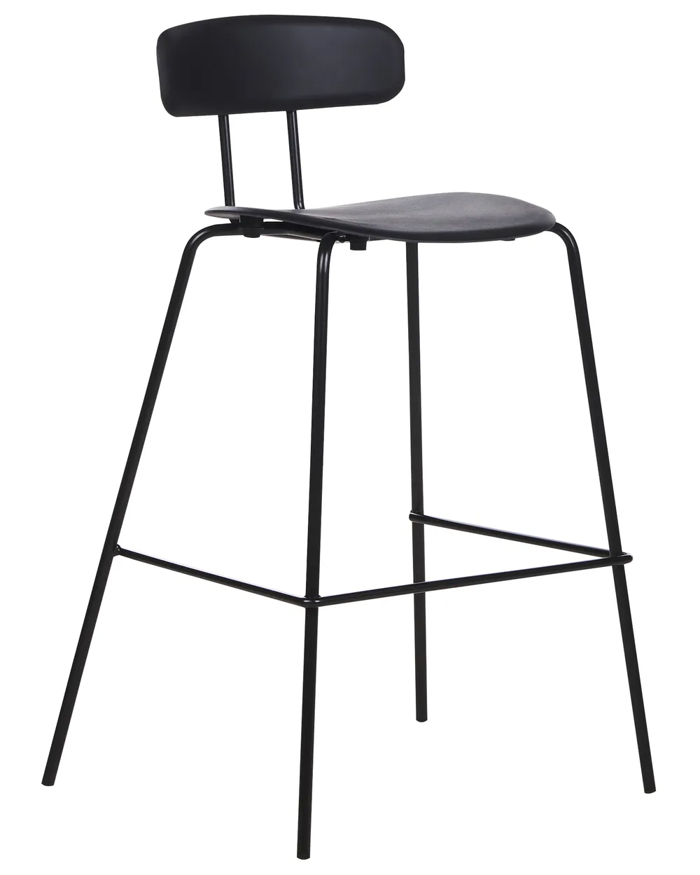 Set mit 2 Barstühlen SIBLEY Schwarz_902786