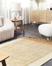 Rug DEDEMLI Beige 160 x 230 cm Jute_847564