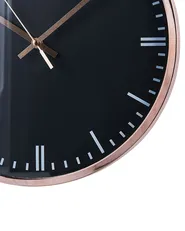 Wanduhr BEZAS 30 cm Schwarz_827762