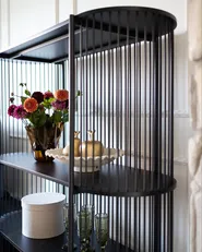 3 Tier Shelving Unit BIRSON 151 cm Black_1022083
