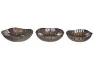 Set of 3 Bowls PINANG Metal Brass_849329