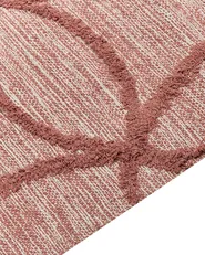 Rug KIRSEHIR Red 140 x 200 cm Cotton_839689
