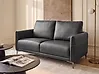 Sofa 2-Sitzer CILENS Stoff Schwarz