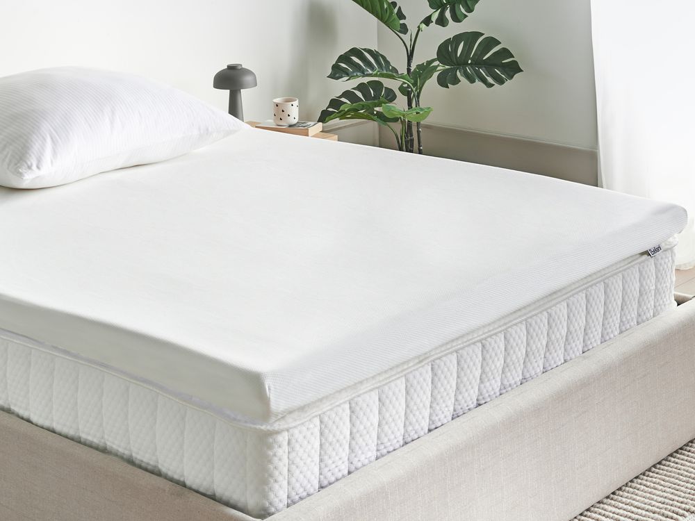 PU Foam Mattress Topper CALM 140 x 200 cm (EU Double)