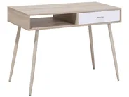 Schreibtisch DEORA 100 cm 48 cm mit Schubladen Hellbraun_710502