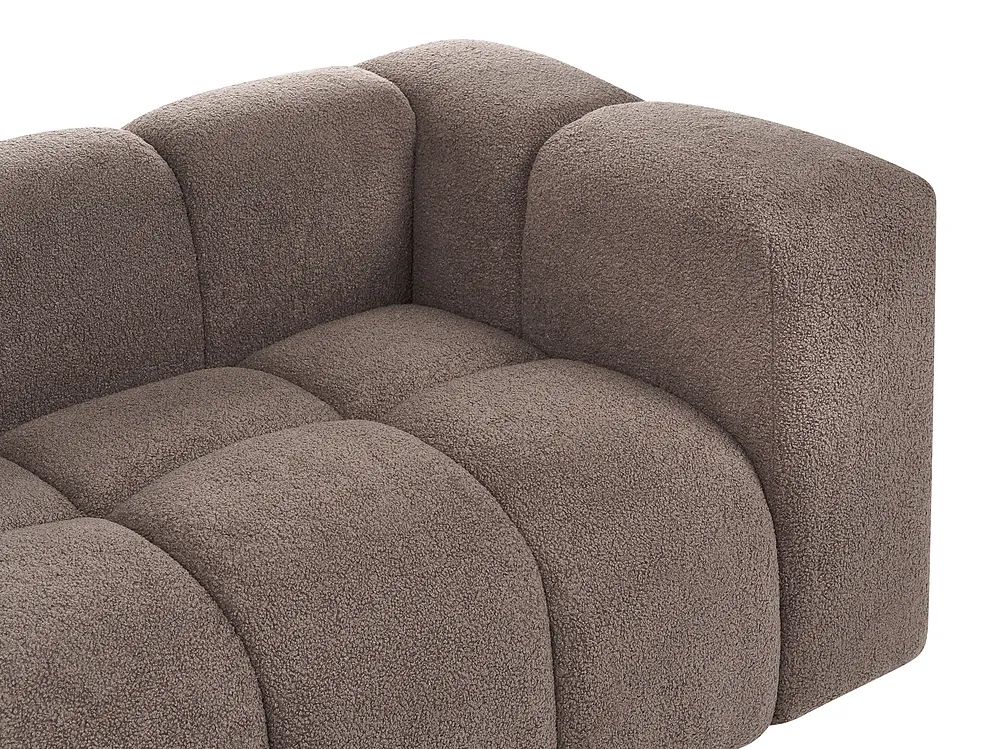 Bankenset 5-zits ANTOLA Bouclé Taupe_1161711