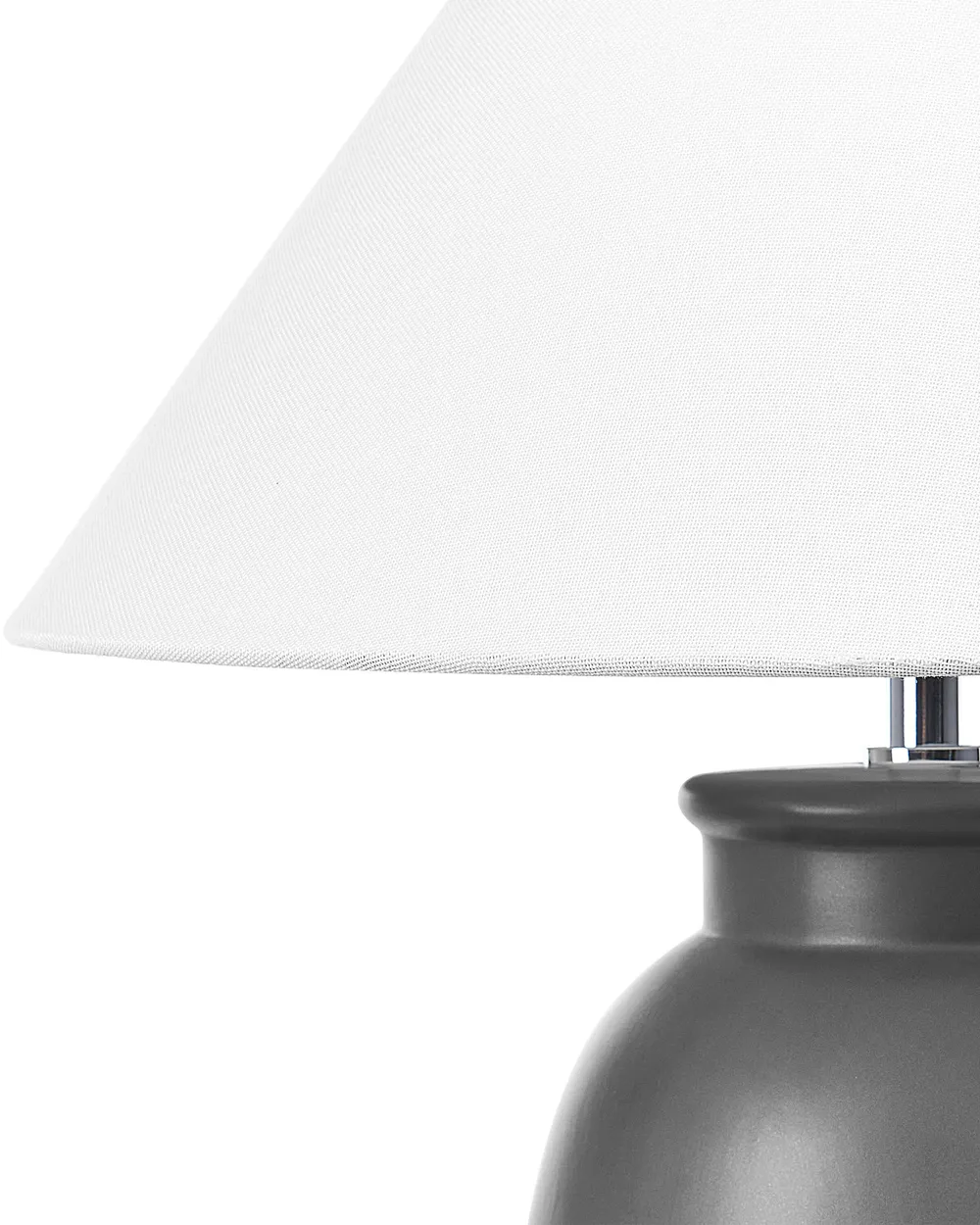 Tischlampe PATILLAS Keramik Schwarz_844178
