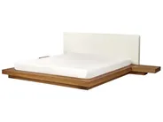 Wasserbett Bouclé ZEN 180 x 200 cm Naturfarbene Esche_931273