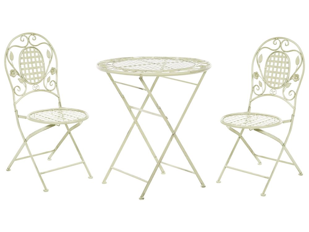 Bistro Set klappbar BIVIO Metall Hellgrün