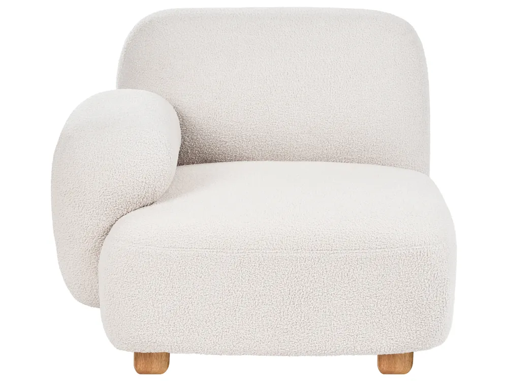 Modular Sofa 2 Seater AMLI with Ottoman Boucle Off-White_1070108