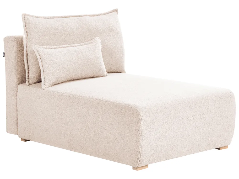 Modular Corner Sofa NERBO Boucle Beige Left Hand_1034697