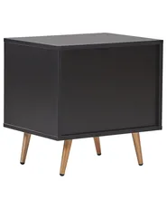 Nachttisch mit 1 Schublade INDIO Schwarz_789591