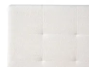 Bett mit Stauraum LORIENT Bouclé Cremeweiß 180 x 200 cm_1040205