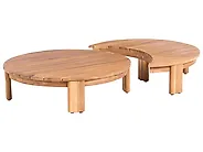 Outdoor Couchtisch ARZELLO  135 cm 90 cm Akazienholz Braun_1163941