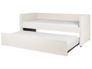 Ausziehbett Bouclé TROYES 90 x 200 cm Hellbeige_907950