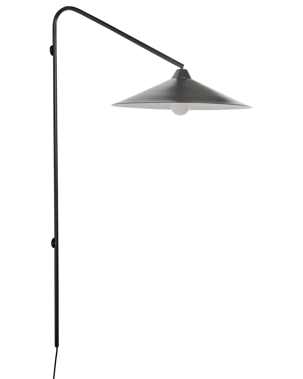 Wandlampe NENTON Metall Schwarz
