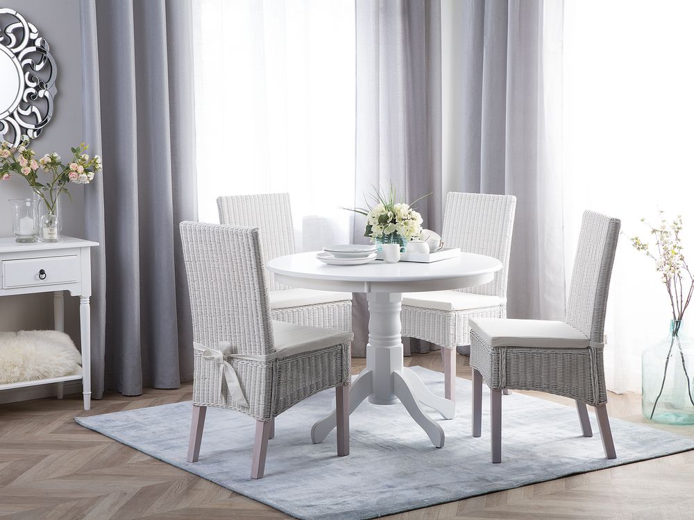Dining Table AKRON White 100 cm 100 cm