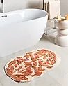 Badematte DERIK Orange 60 x 90 cm Baumwolle