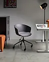 Bürostuhl GLEEFUL Stoff Graphitgrau