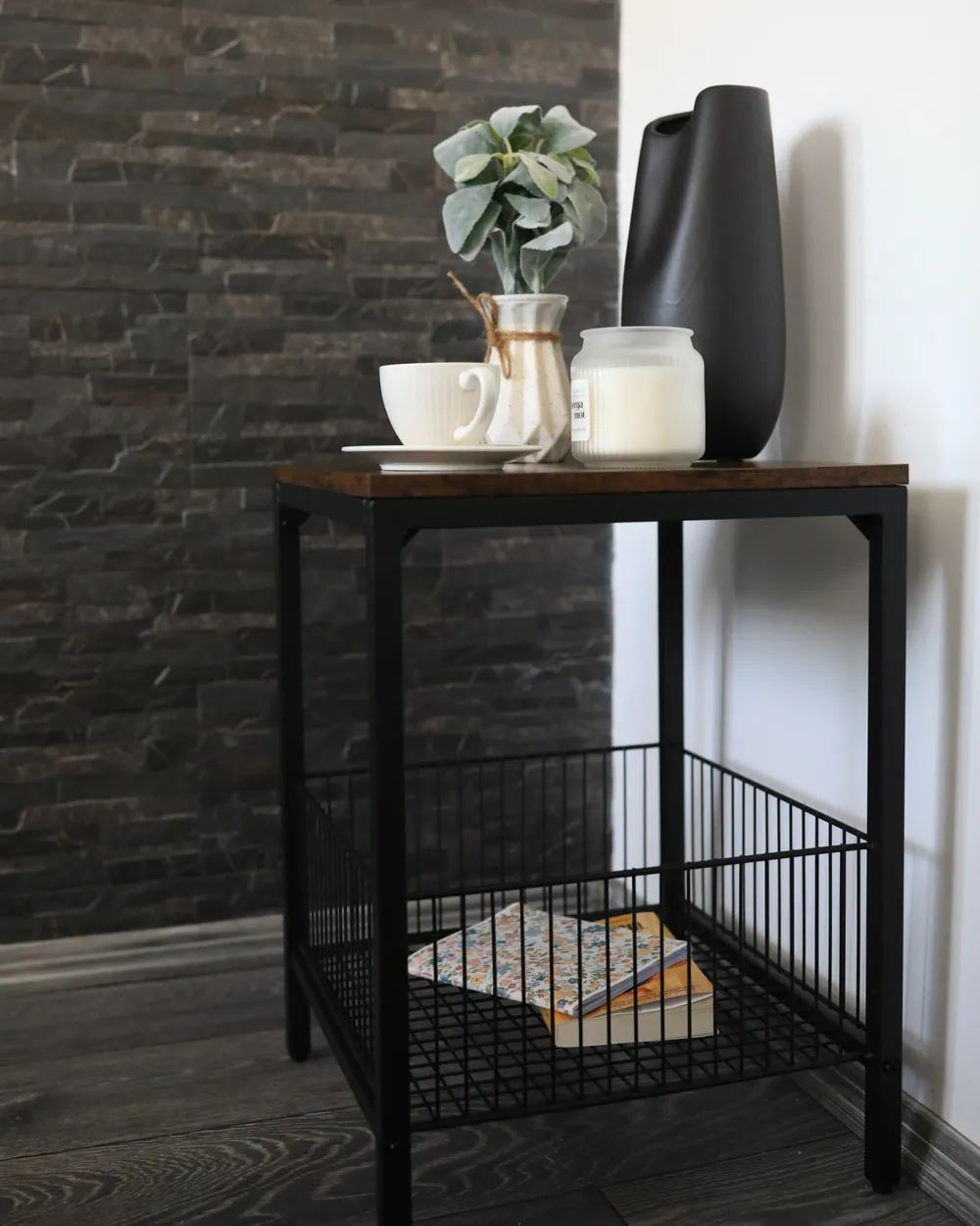 Beistelltisch KENNER Dunkelbraun_979426