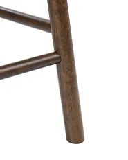 Set mit 2 Barstühlen MILLS Bouclé Braun / Grün_1060535